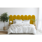 Polsterpaneel Magic Velvet Gelb 20 cm